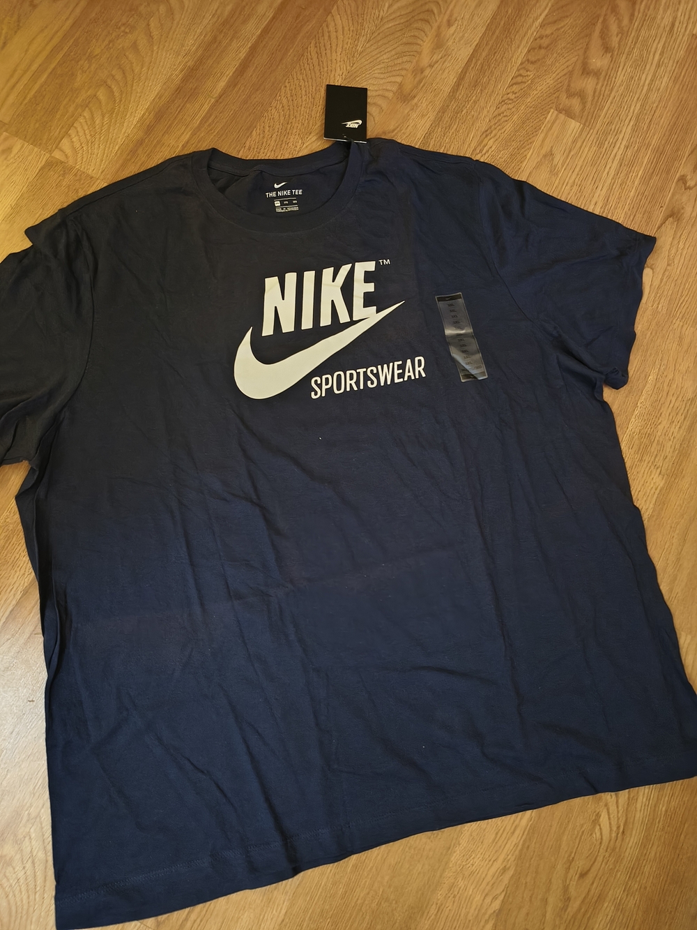 Nike Men's 3X Navy Sportswear Logo T-Shirt 💥 NWT